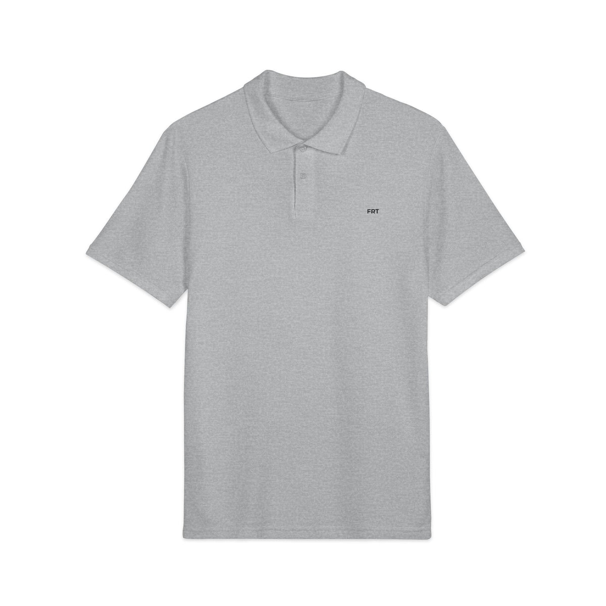 Embroidered Classic Polo Shirt — Minimal Chest Logo, Casual Work & Golf