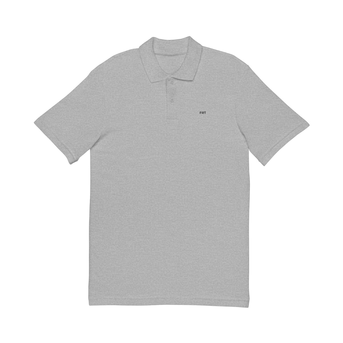 Embroidered Classic Polo Shirt — Minimal Chest Logo, Casual Work & Golf