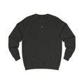 Minimal 'ATT' Black Crewneck Sweatshirt — Small Chest Logo, Casual Streetwear