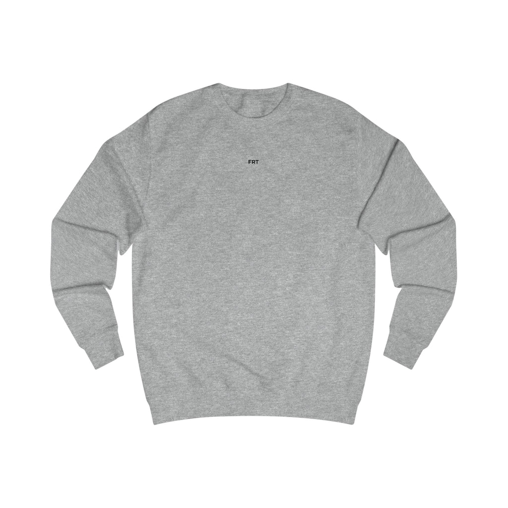 Copy of Minimal 'ATT' Black Crewneck Sweatshirt — Small Chest Logo, Casual Streetwear