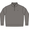 Relaxed Faded Half‑Zip Sweatshirt — Minimalist Everyday Pullover