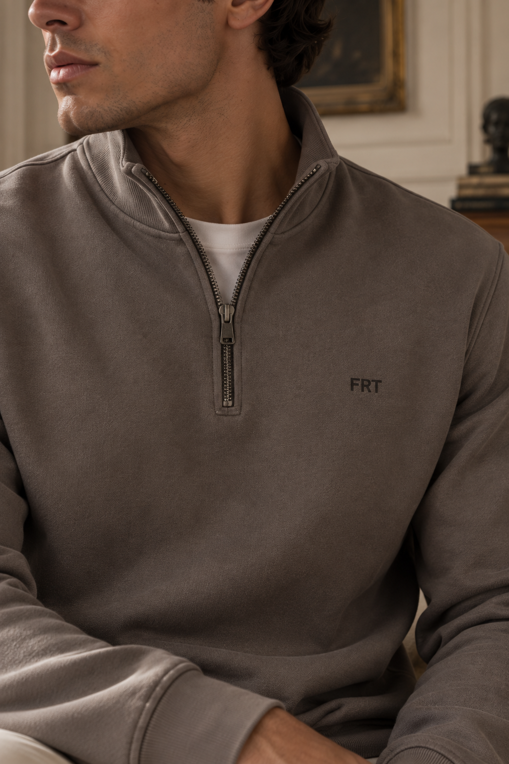 FRT Heritage Half-Zip — Stone