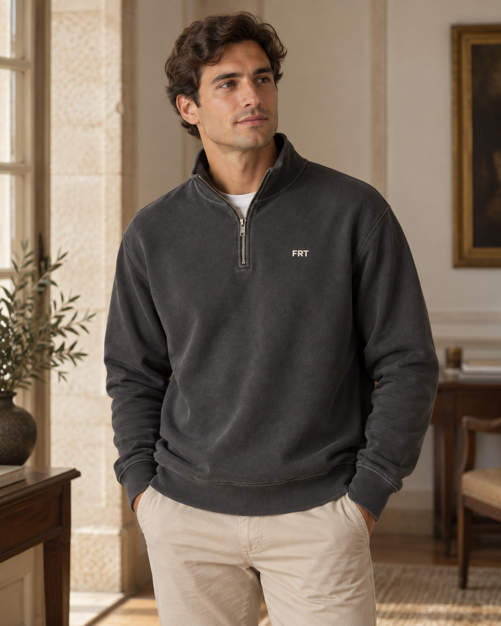 FRT Heritage Half-Zip — Charcoal