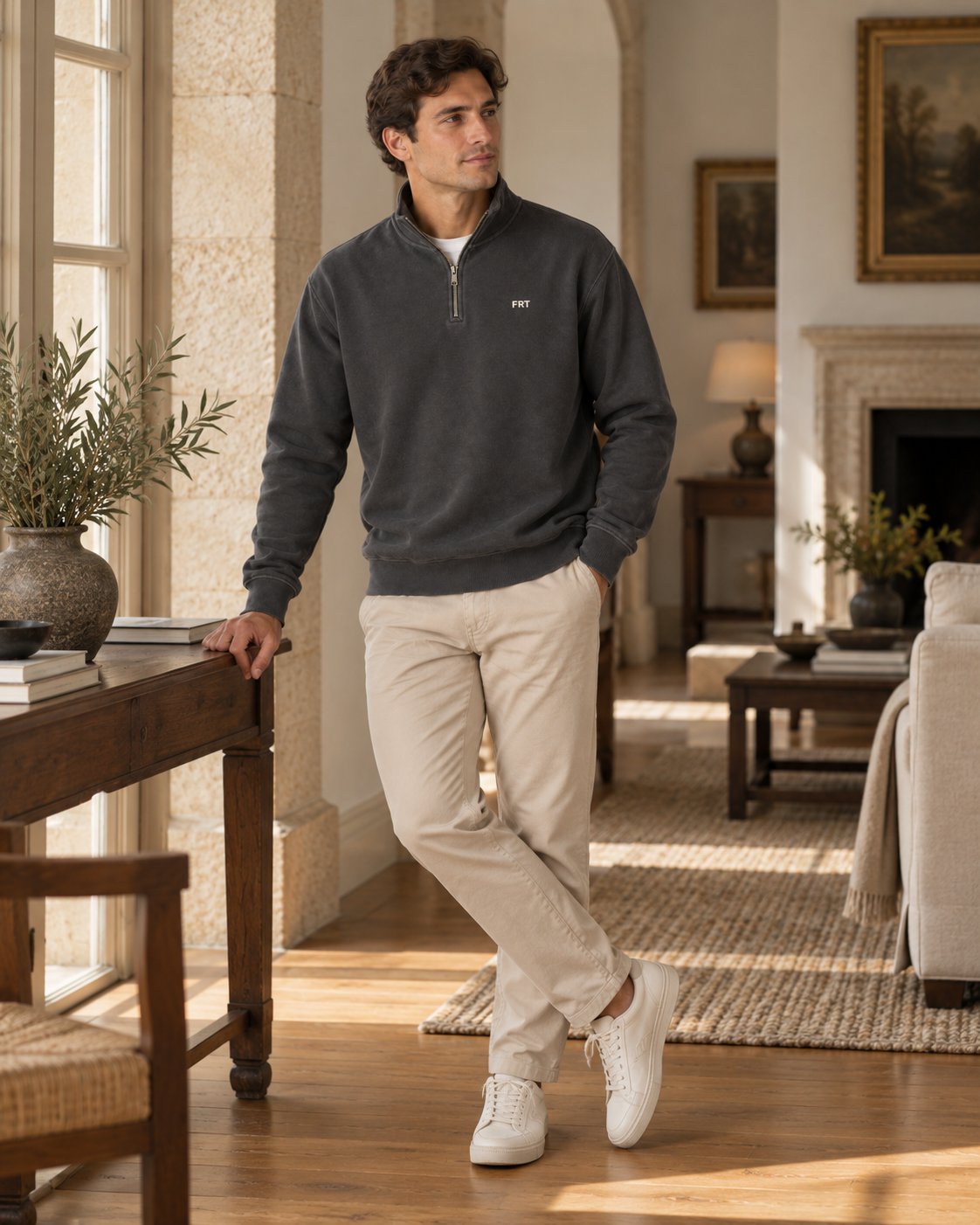 FRT Heritage Half-Zip — Charcoal